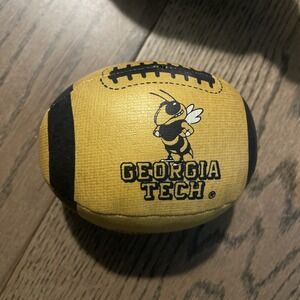 Georgia Tech Yellow Jackets Mini Rubber Football Gold Black Vintage